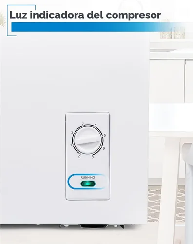 Miniatura 5 de BLACK+DECKER 2.0 pies cúbicos Congelador compacto de cofre, congelador profundo con capacidad para hasta 70 libras de alimentos congelados, cesta