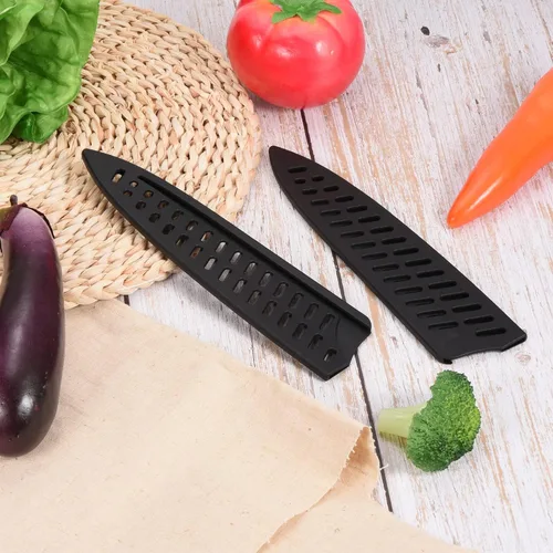 Miniatura 6 de PATIKIL Fundas de seguridad PP para cuchillo de chef de 8 pulgadas, paquete de 2 cuchillos, protector de filos, protector de cuchillas, funda
