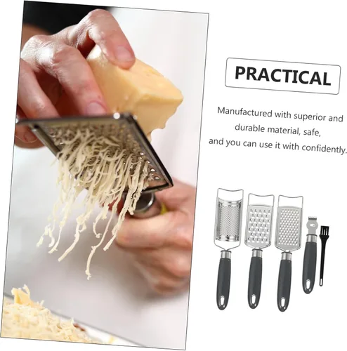 Miniatura 6 de SHOWERORO 1 juego de rallador de verduras de mano multifuncionales cortadores de cocina para cortar fácilmente la ralladura de trituración incluye