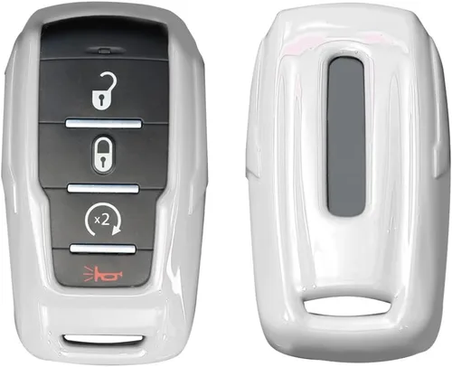 Miniatura 9 de RT-TCZ Funda para Llavero Estuche Cubierta Bolsa Porta Llaves Carcasa de Protección Accesorios para Dodge RAM 2018-2022, Morado