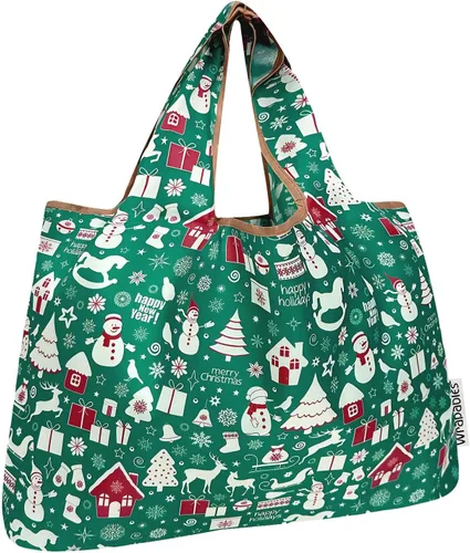 Miniatura 13 de allydrew Bolsas de comestibles reutilizables de nailon plegables grandes