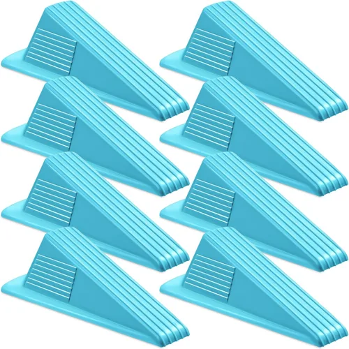 Miniatura 18 de Frienda 4 Piezas Topes de Puerta Jumbo Resistentes Tope de Puerta Alto hasta 2 pulgadas Cuña Alta TPR Cuña Grande Apilable Gran Tope de Goma