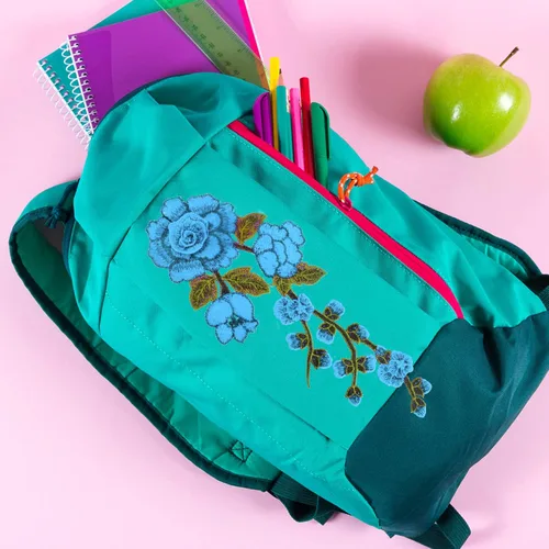 Miniatura 5 de 10 parches decorativos bordados de flores para coser, apliques de bordado de pétalos florales para bricolaje, jeans, chaquetas, mochilas, ropa