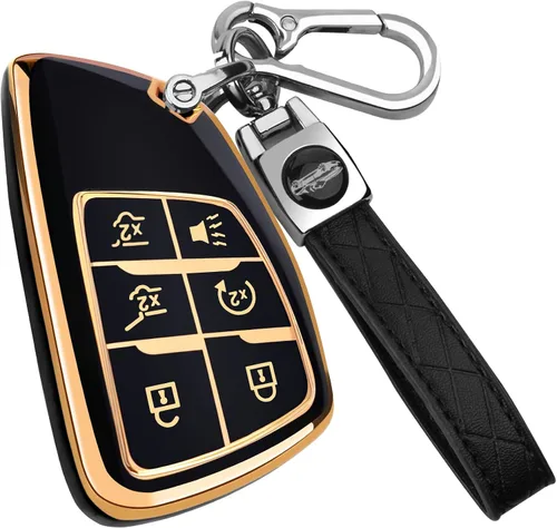 Miniatura 18 de XIYANG TRADE Funda para llavero Chevy con llavero, carcasa de TPU compatible con Chevy Traverse Equinox GMC Silverado Sierra Tahoe Suburban Yukon