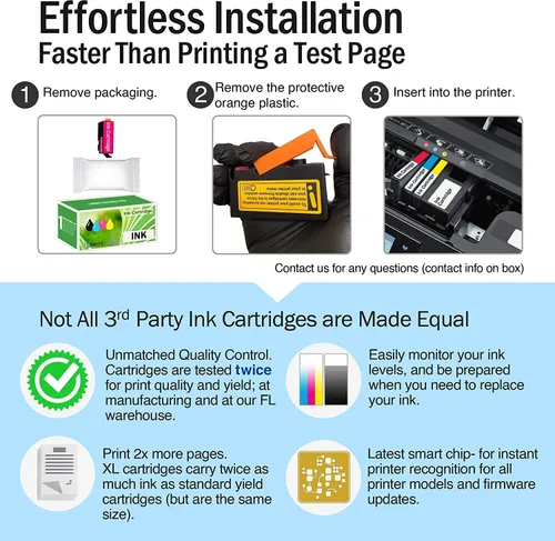 Miniatura 5 de Limeink Cartuchos de tinta compatibles de repuesto para cartuchos de tinta HP 564 paquete combinado para HP 564xl para impresoras Photosmart 564 XL