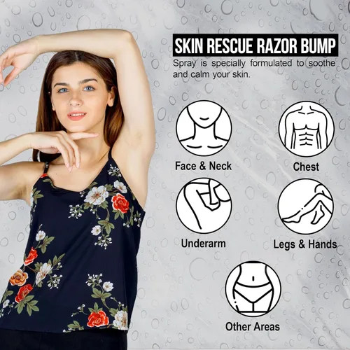 Miniatura 3 de Xotics Skin Rescue Razor Bump 2 oz – Tratamiento natural para quemaduras de afeitado para hombres y mujeres – Ingredientes naturales