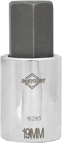 Miniatura 8 de Mayhew Tools 16020 Juego de brocas hexagonales métricas, cromadas, 5 piezas