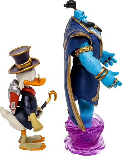 Miniatura 12 de McFarlane Toys - Disney Mirrorverse Genie Scrooge McDuck de 5 pulgadas y Goofy 7 pulgadas, figura de acción 3 unidades, etiqueta dorada, exclusiva