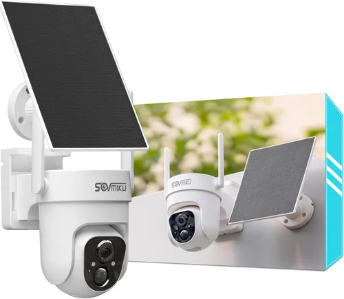 Miniatura 18 de Cámara de seguridad solar inalámbrica Vicohome 2CQ4 2K AI para exteriores, cámara alimentada por batería, visión nocturna a color, audio