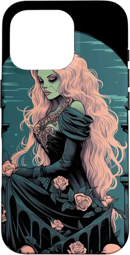 Miniatura 19 de Funda para iPhone 13 Pro Gothic Girl Pastel Goth Wiccan Pagan Anime Nu Goth Grunge