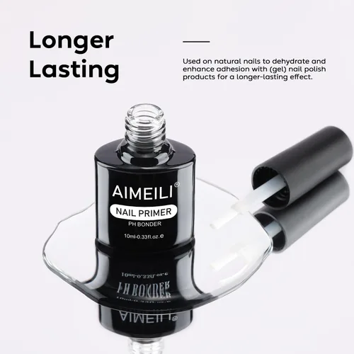 Miniatura 3 de AIMEILI Base de gel UV LED para polvo acrílico y gel constructor de uñas