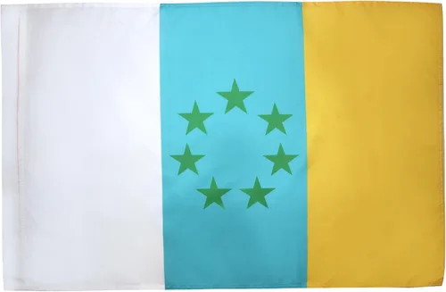 AZ FLAG Bandera Independentista Canaria 3' x 5' para un poste - Banderas nacionalistas Canarias 35.4 x 59.1 in - Banner 3x5 ft con agujero