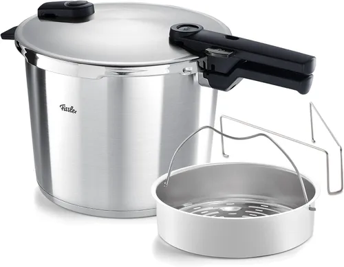 Miniatura 10 de Fissler Vitaquick - Olla a presión premium, 2.6 cuartos de galón con inserto de vapor y trípode