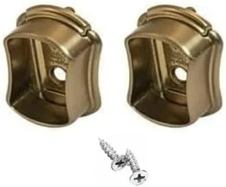 Miniatura 7 de TAG Hardware - 1 par de bridas de soporte de extremo cóncavo para armario (Negro)