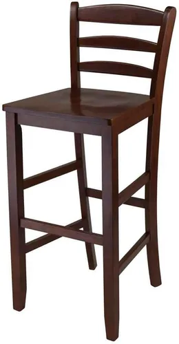 Miniatura 3 de Winsome Taburete trasero de escalera de bar de 29 pulgadas, juego de 2