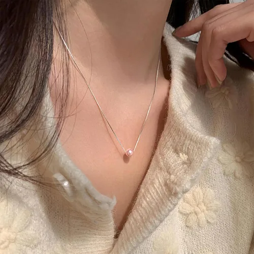 Miniatura 35 de Sereney Regalos de cumpleaños para niñas y mujeres, collar de perlas de plata esterlina como regalo de cumpleaños de 7, 9, 10, 11, 13, 15, 16, 18