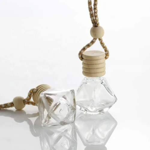Miniatura 5 de 10 paquetes de difusores colgantes para automóvil, botellas de perfume de vidrio vacías, difusor de ambientador, botella, colgante, aceite