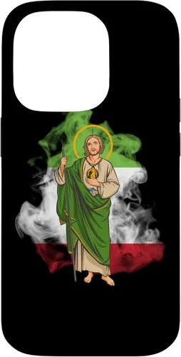 Miniatura 16 de Funda para iPhone 14 San Judas Tadeo con Bandera de México