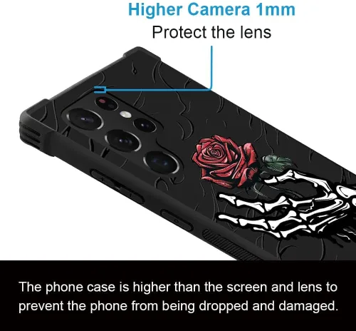 Miniatura 191 de CARLOCA Funda compatible con Samsung Galaxy S22 Ultra, diseño gráfico de Star Howling Wolfs Samsung Galaxy S22 Ultra, diseño gráfico, a prueba