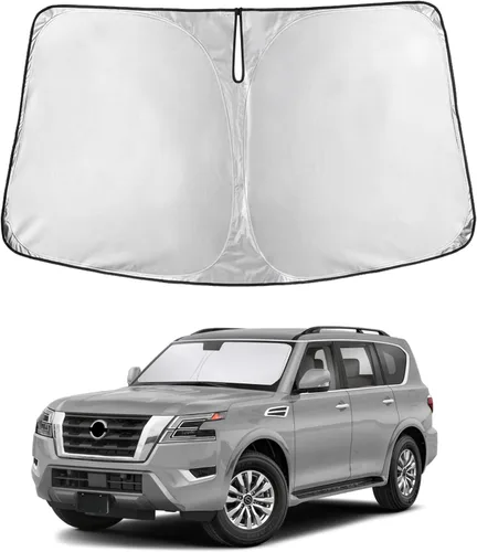 Miniatura 132 de EcoNour Parasol para parabrisas compatible con Hyundai Tucson 2016-2019 2020 2021, visera solar para parabrisas delantero y ventana, bloqueador
