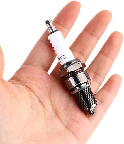Miniatura 5 de F7TC Bujía compatible con GX120 GX160 GX200 GX240 GX270 GX340 GX390 4 tiempos generador de motor cortacésped motosierra tractor bomba de agua