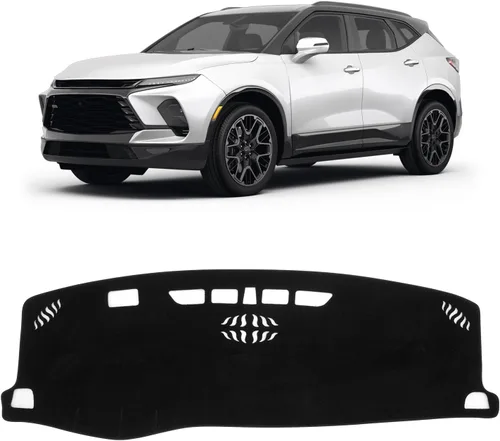 Miniatura 26 de KUST Cubierta negra para tablero de Toyota RAV4 2013-2018 para conducción con mano izquierda, antideslizante, cubierta de tablero de consola