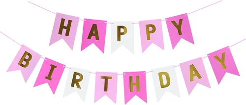 Miniatura 6 de Cartel de feliz cumpleaños suministros para fiesta de cumpleaños (B 1)