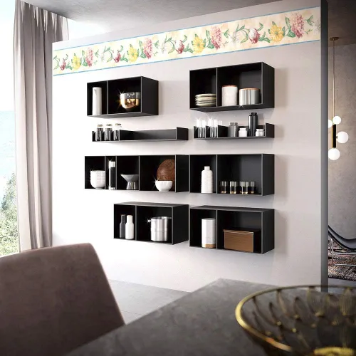 Miniatura 2 de Dundee Deco BD6138 - Borde de papel pintado prepegado, borde azul floral, flores rosas, amarillas, verdes, beige en el borde de pared de vid, diseño