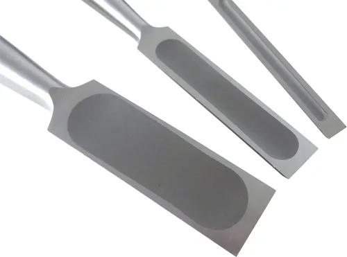 Miniatura 4 de Narex 852100 - Juego de 3 cinceles de cola de milano estilo japonés 1/4", 1/2", 3/4