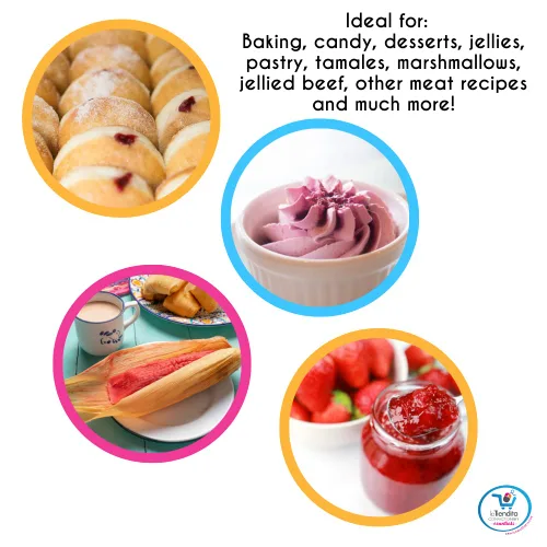Miniatura 4 de La Tiendita Essentials Gelatina Bloom 300° (4 oz) gelatina en polvo sin sabor de ternera, gelatina más fuerte del mercado, premium