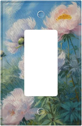 Miniatura 131 de Decorativo Arte Interruptor de Luz Cubiertas de Pintura al óleo Estilo Flores Placa de Pared de Interruptor de Interruptor Decorativo Placa
