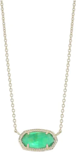 Miniatura 156 de Kendra Scott - Collar Elisa con dije para mujer, joyería de moda, chapado en oro de 14 quilates