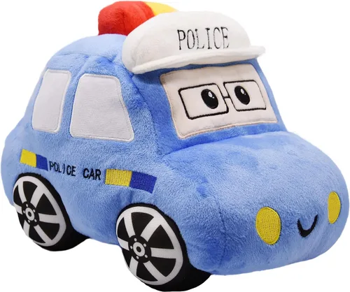 Miniatura 7 de Juguete de Carro de Ambulancia de Peluche Suave Camión Blanco Súper Lindo Peluche Excelentes Regalos para Niños o Fiesta de Cumpleaños 10.6 Pulgadas