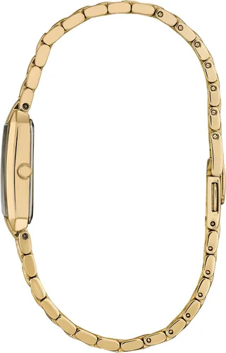 Miniatura 2 de Citizen Eco-Drive Classic Dress Corso - Reloj rectangular de acero inoxidable para mujer, 2 manecillas, cierre de joyería