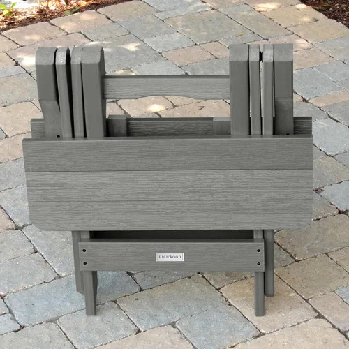 Miniatura 4 de highwood Mesa auxiliar Adirondack plegable, teca costera Coastal Teak