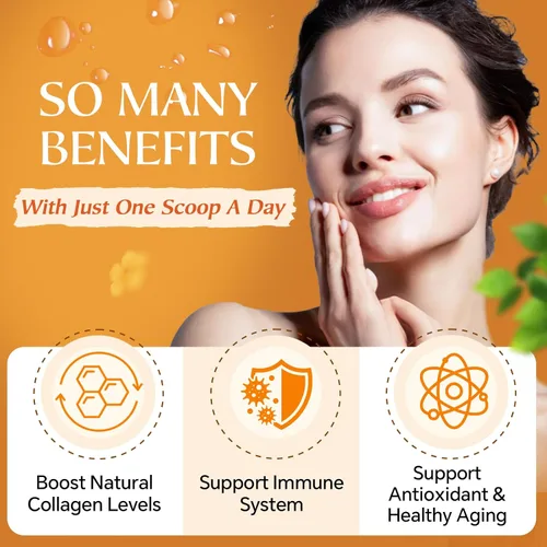 Miniatura 5 de NATURE TARGET Multi-Colágeno-Péptidos-en-Polvo para Apoyo Articular, Colágeno Hidrolizado para Mujeres y Hombres con MSM + GC, Colágeno Tipo I II