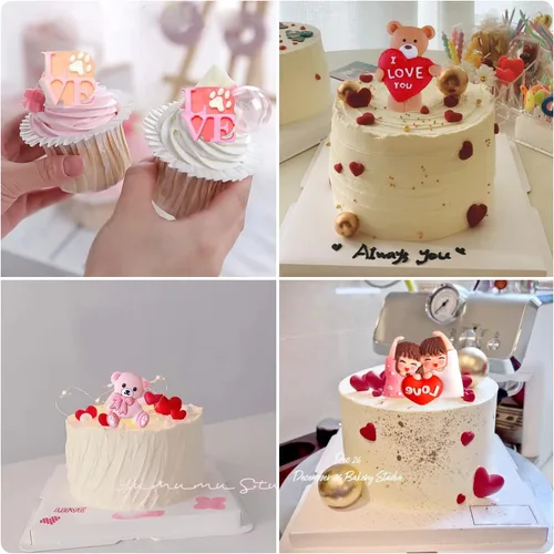 Miniatura 9 de ZiXiang Moldes de fondant para el día de San Valentín, moldes de silicona para pastel de fondant de boda, de oso, corazón, letra de amor, caramelo