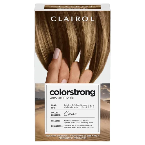 Miniatura 31 de Clairol ColorStrong - Tinte de cabello permanente sin amoniaco, color ceniza claro 6.1 - Color de cabello Machu Picchu, paquete de 1 unidad 6.1