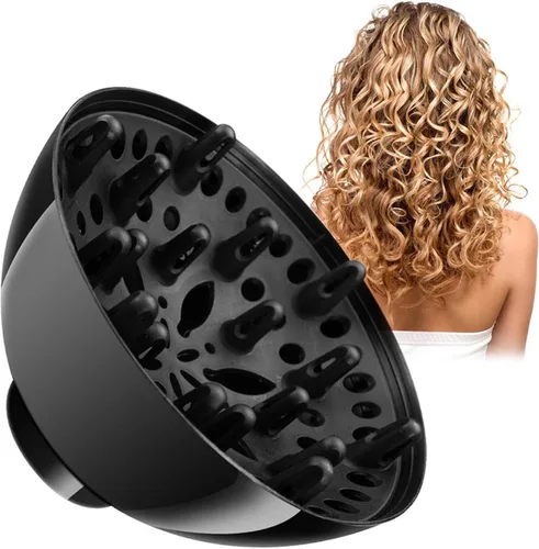 Difusor universal para secador de pelo, secado rápido, adaptable para secadores de pelo, difusor de cabello universal para el cuidado del cabello