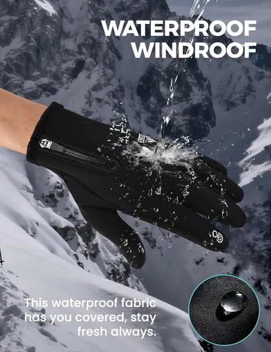 Miniatura 3 de AURUZA Guantes de ciclismo con cremallera