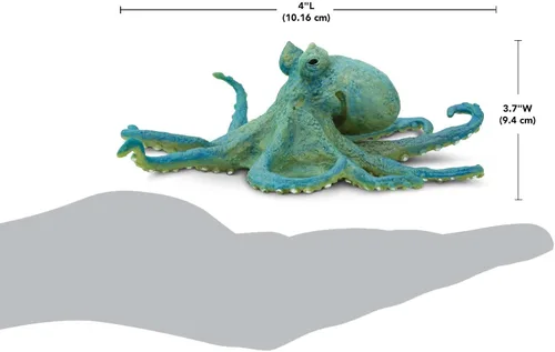 Miniatura 3 de Safari Ltd. Estatuilla de Pulpo - Figura de modelo realista de 5" - Juguete educativo para niños, niñas y niños de 3 años en adelante