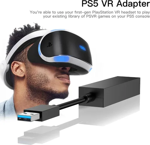 Miniatura 3 de MOSAHOLL Adaptador de cámara PS4 para consola PS5, PS VR compatible con PS4, accesorio convertidor PS VR