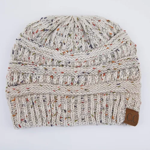 Miniatura 412 de C.C Trendy Warm Chunky Soft Stretch Cable Knit Beanie