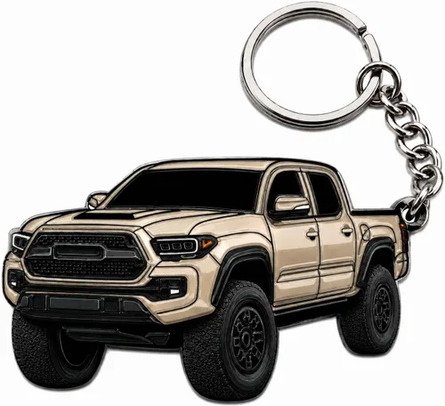 Miniatura 13 de Llavero Tacoma – Accesorios Tacoma 2016-2022 mods 2023 2024 Cool Key Chain Fob Cover 3ª generación Toy Truck