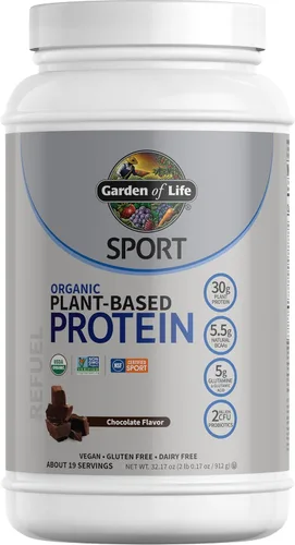 Miniatura 9 de Garden Of Life Sport - Proteína orgánica de base vegetal – BCAA Amino ácido, proteína en polvo, 0658010119436, Lata, 1