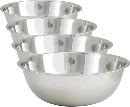 Miniatura 13 de Winco Cuenco para mezclar de acero inoxidable resistente de 5 cuartos, profundo