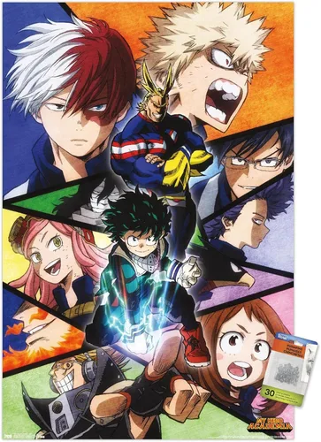 Miniatura 7 de My Hero Academia - Póster de pared con alfileres