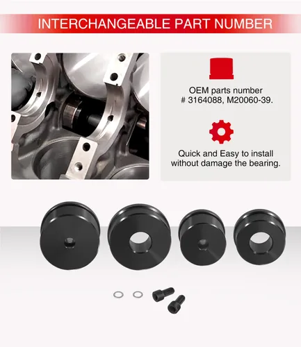 Miniatura 4 de 3164088 para Cummins Juego de herramientas de adaptador de cojinete de leva para ISX ISX15 QSX QSX15, kit de herramientas de instalación