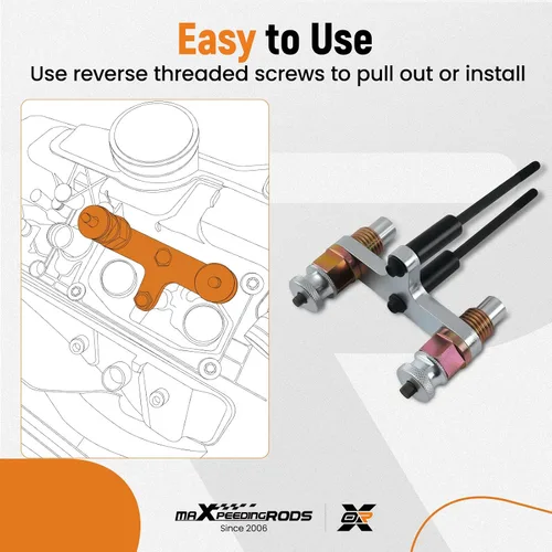 Miniatura 6 de maXpeedingrods Juego de herramientas de extracción e instalación de inyector de combustible para BMW N20 N55, extractor de inyector de motor 130320