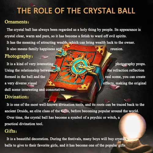 Miniatura 7 de Bola de cristal K9, bola de cristal transparente, esfera mágica para decoración, fotografía de lentes, meditación, adivinación de mirada, adorno